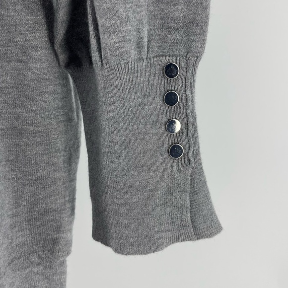 Torrid Everyday Soft Turtleneck Sweater in Grey, NWT, Women's 3X - Picture 4 of 9